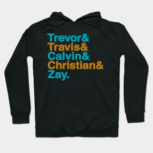 Helvetica Jacksonville Jaguars Players Hoodie